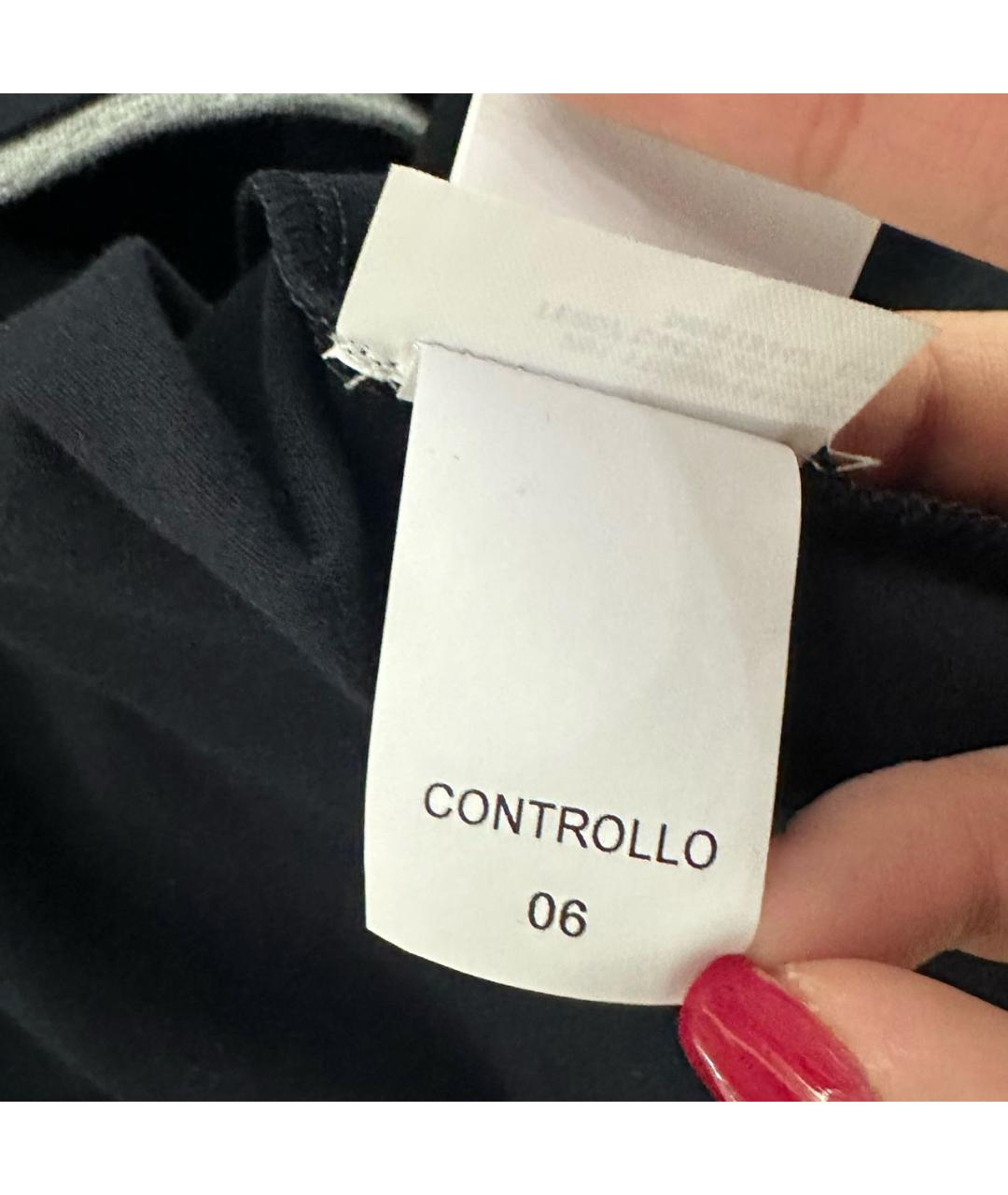 BRUNELLO CUCINELLI Темно-синяя хлопковая футболка, фото 6