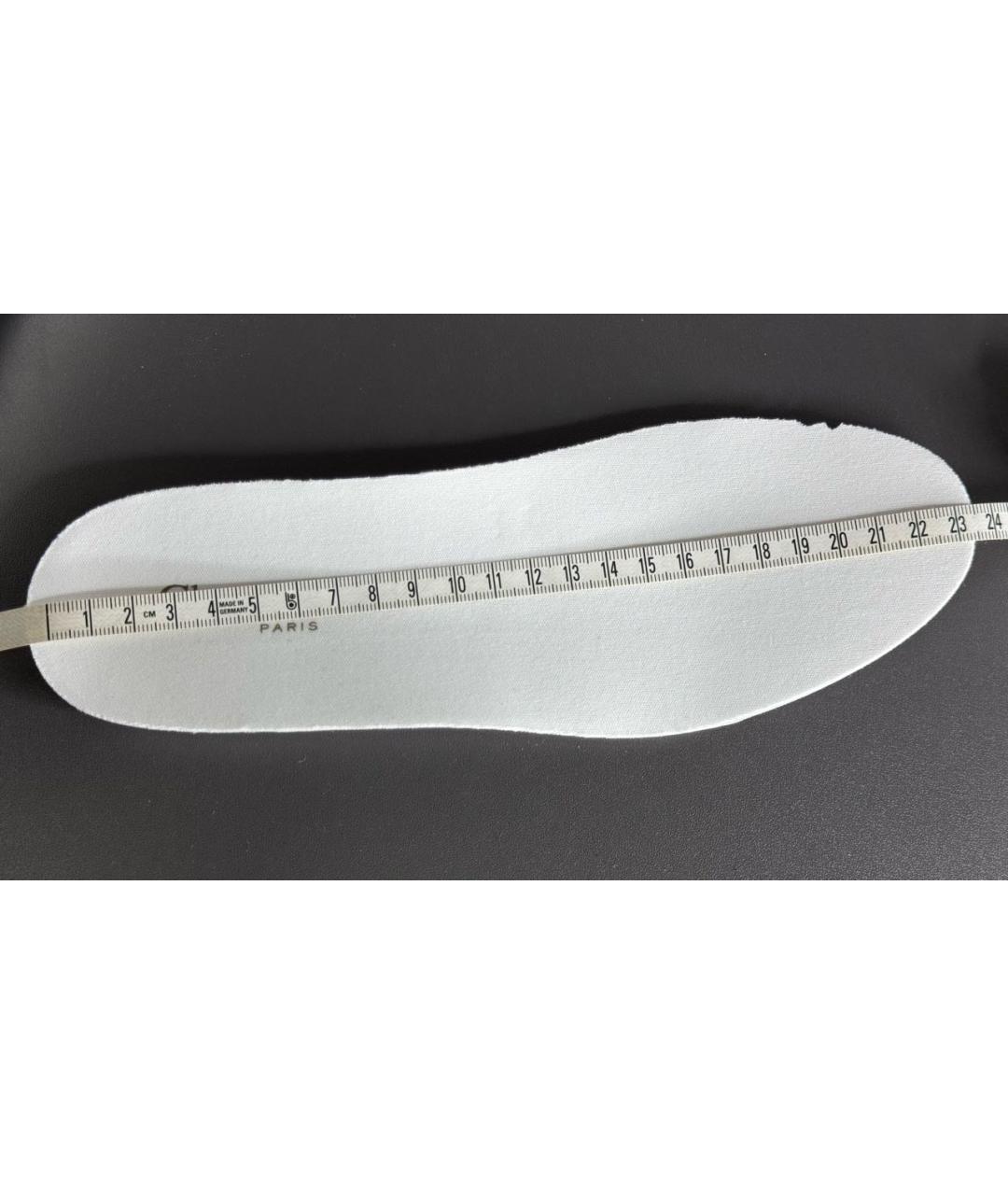 CHRISTIAN DIOR Бежевые текстильные кроссовки, фото 7