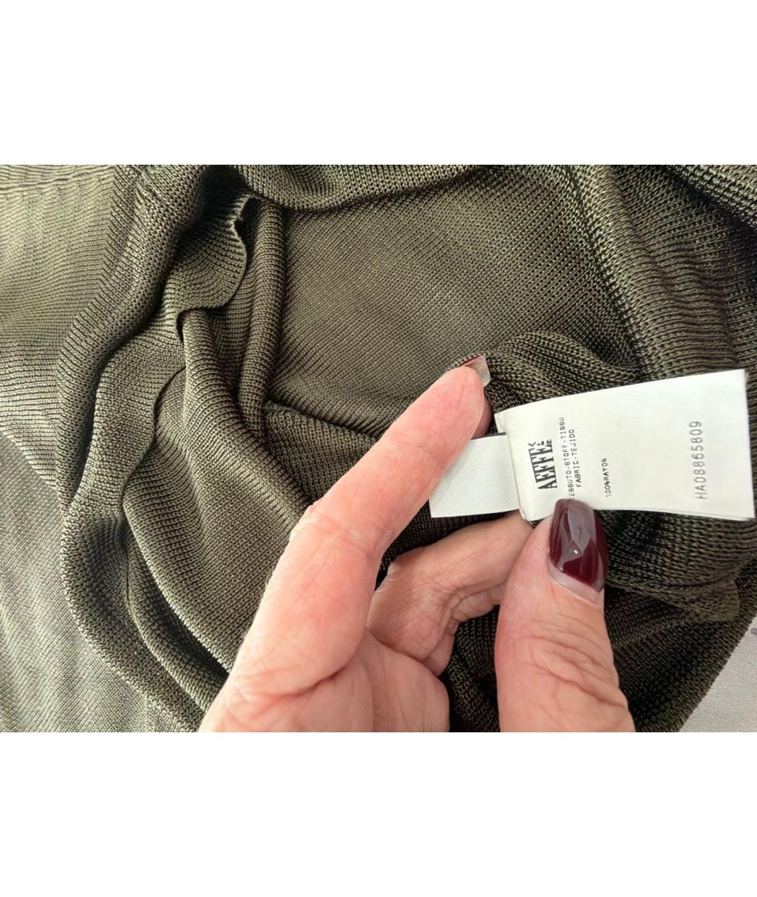 MOSCHINO Хаки майка, фото 5