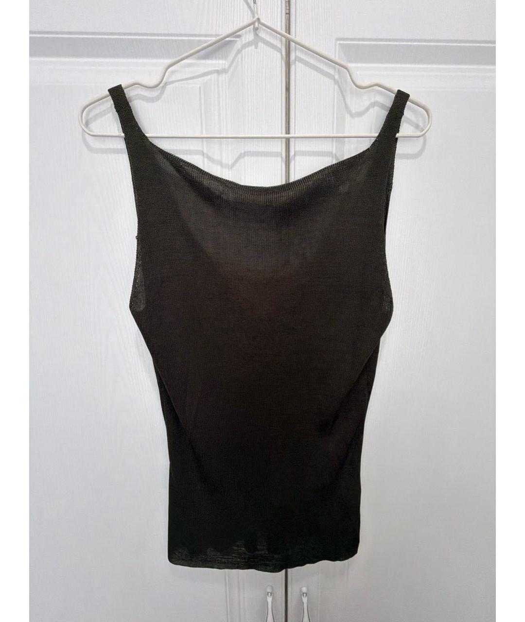 MOSCHINO Хаки майка, фото 2