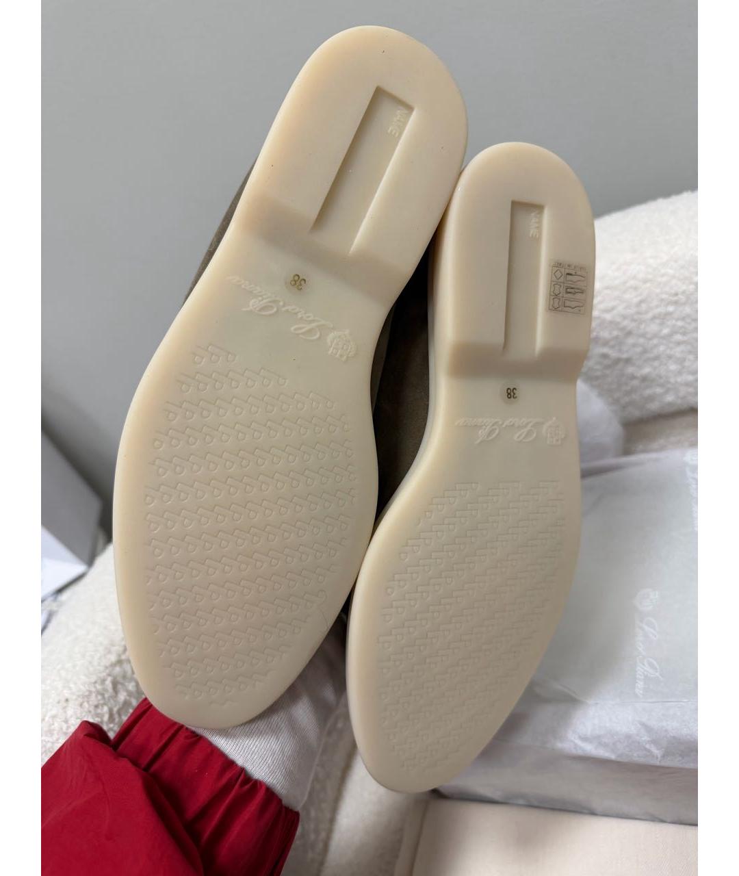 LORO PIANA Замшевые лоферы, фото 7