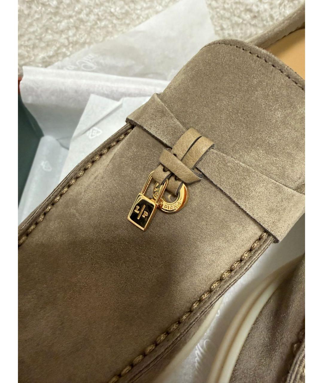 LORO PIANA Замшевые лоферы, фото 6