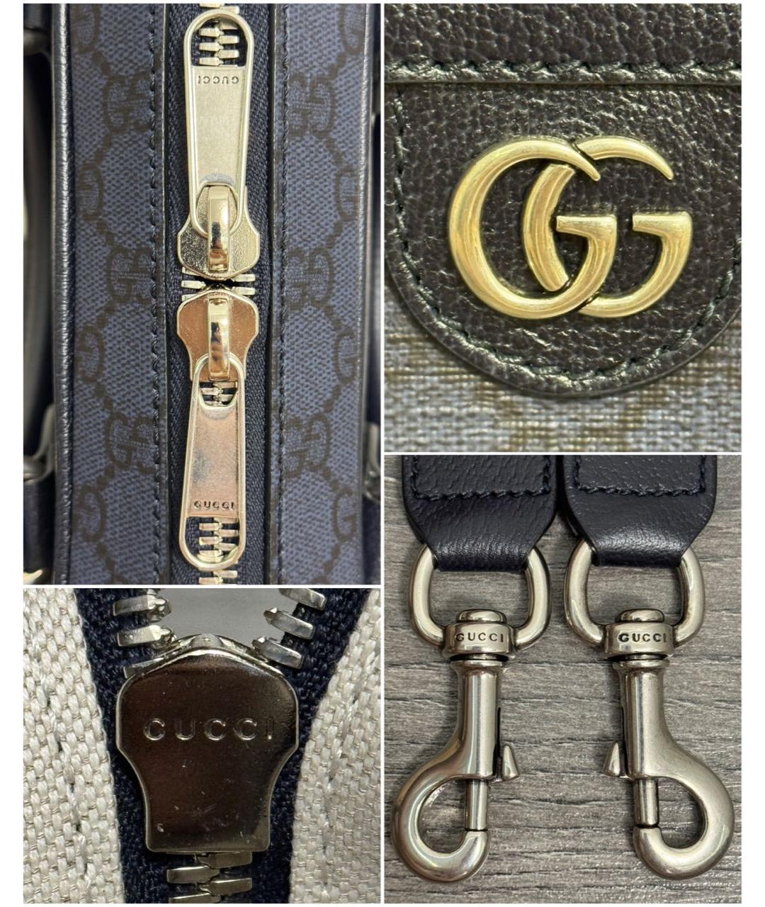 GUCCI Темно-синий портфель, фото 5