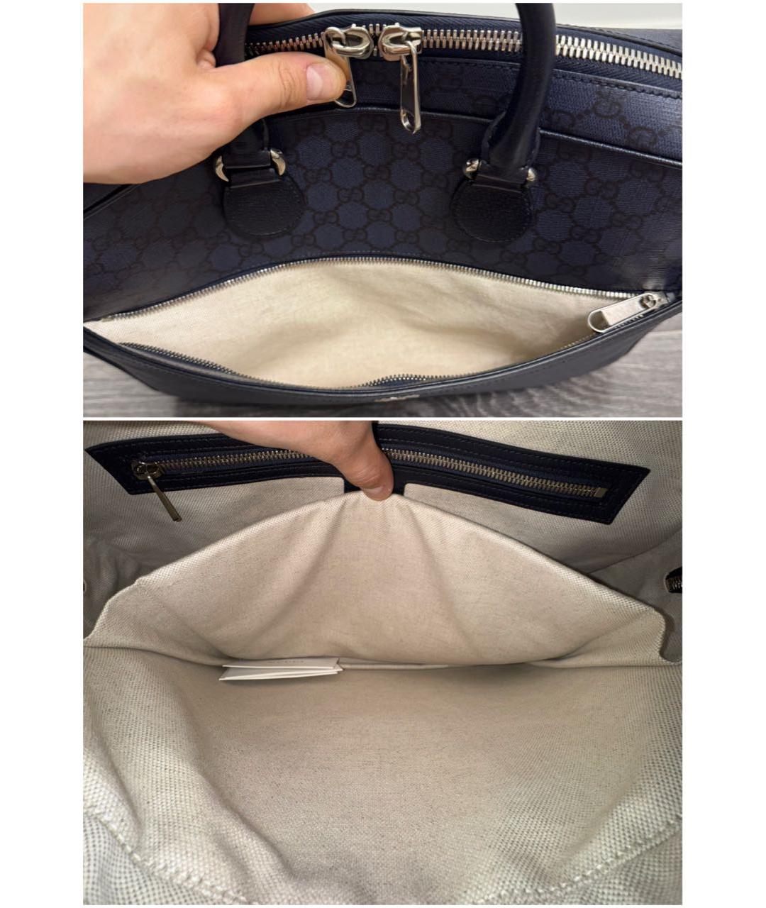GUCCI Темно-синий портфель, фото 8