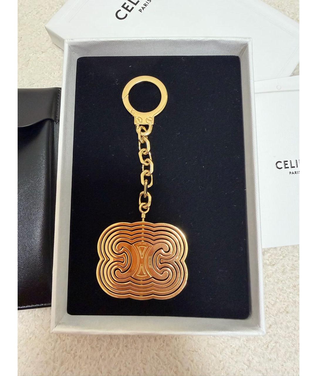 CELINE Золотой брелок, фото 9
