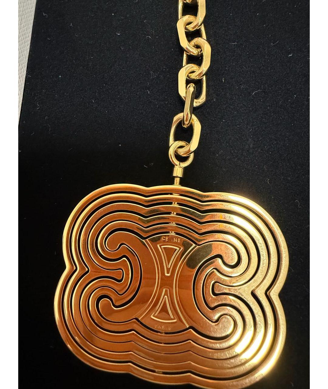 CELINE Золотой брелок, фото 3