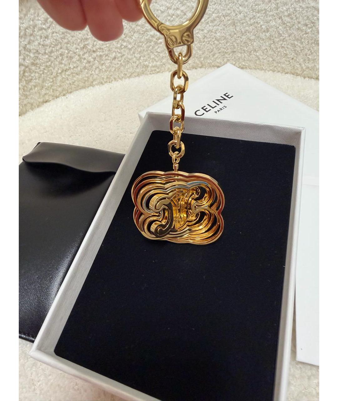 CELINE Золотой брелок, фото 6