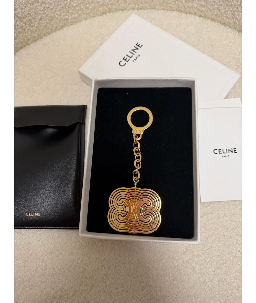 CELINE Золотой брелок, фото 2