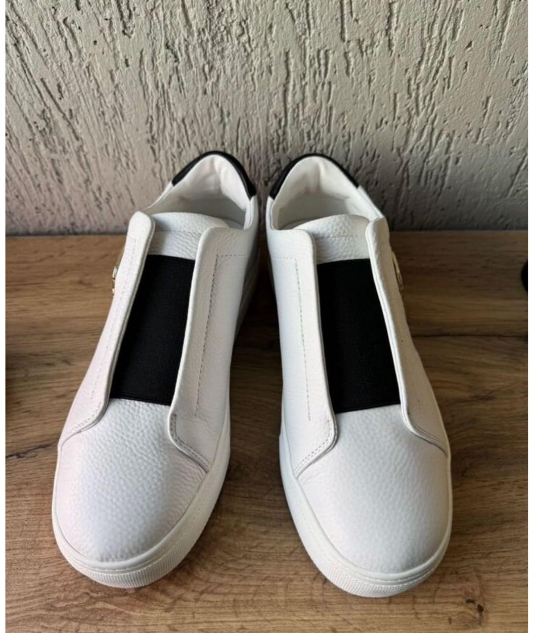 KARL LAGERFELD Белые кожаные кеды, фото 5