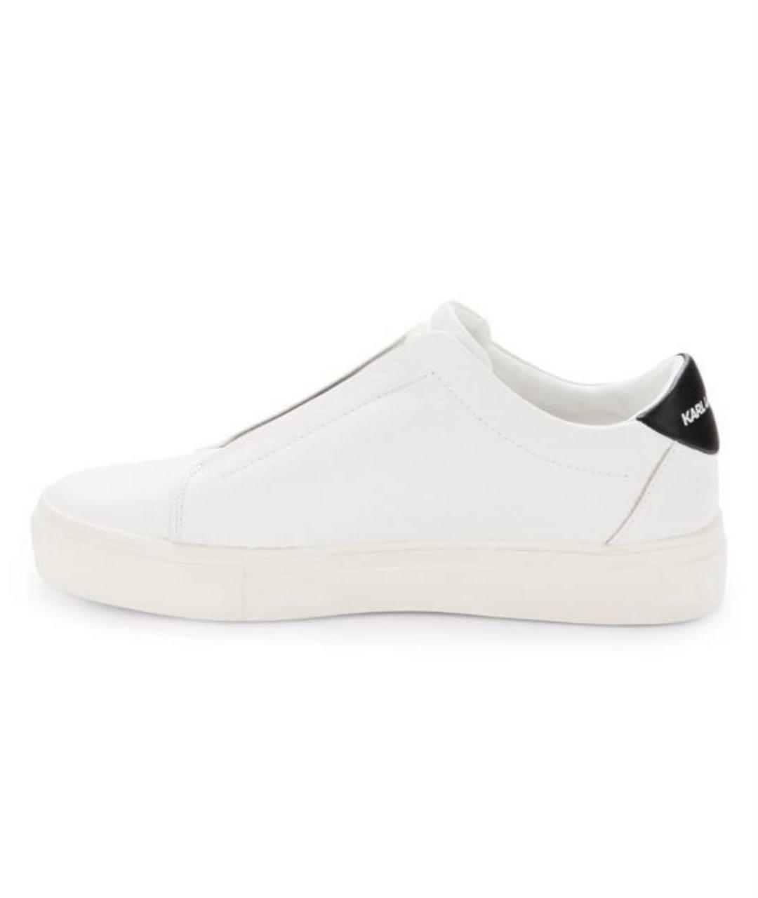 KARL LAGERFELD Белые кожаные кеды, фото 3