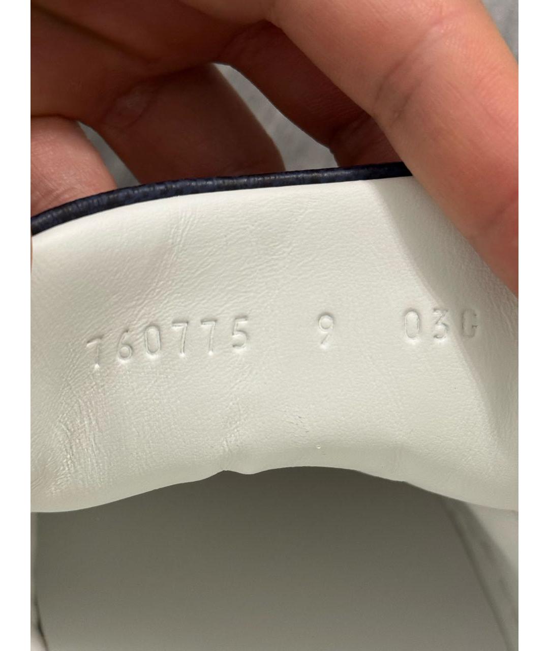 GUCCI Темно-синие низкие кроссовки / кеды, фото 7