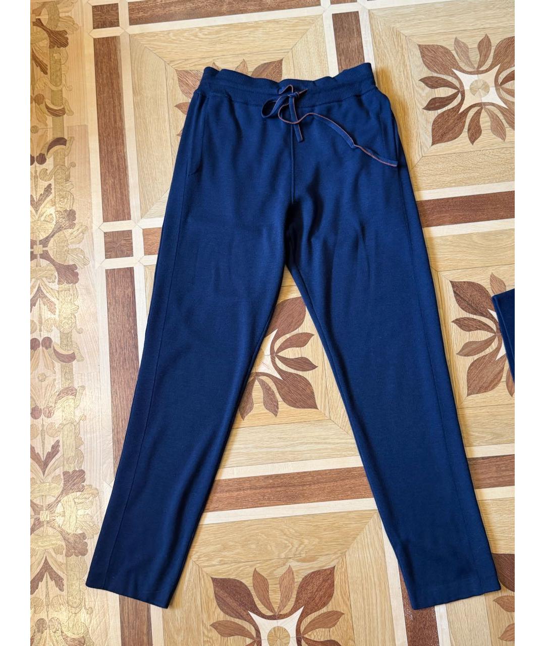 LORO PIANA Темно-синий кашемировый спортивный костюм, фото 2