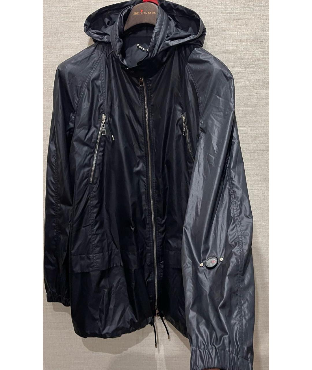 LOUIS VUITTON Черный полиэстеровый тренч / плащ, фото 5