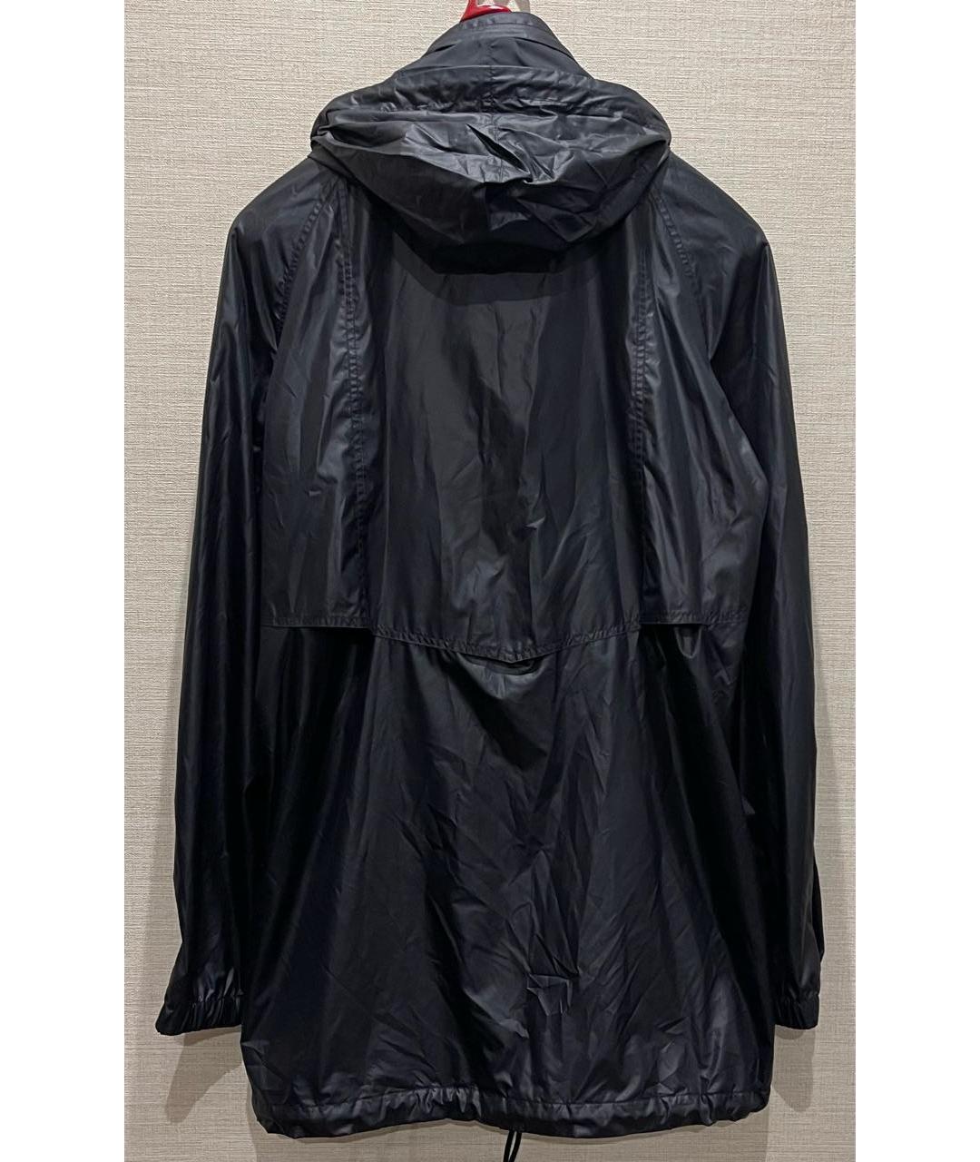 LOUIS VUITTON Черный полиэстеровый тренч / плащ, фото 2