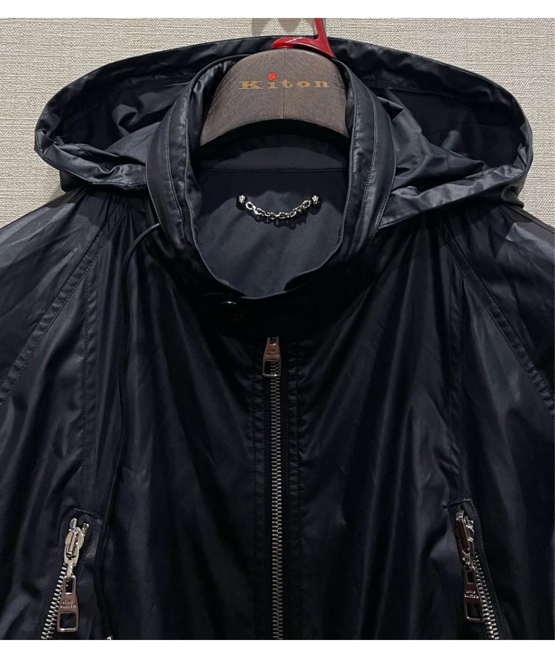 LOUIS VUITTON Черный полиэстеровый тренч / плащ, фото 4