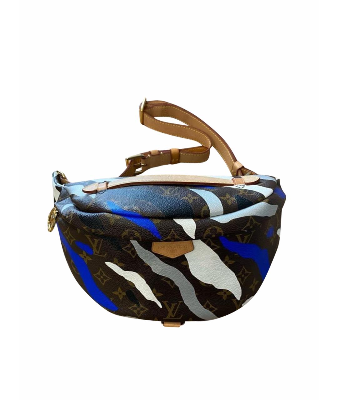 LOUIS VUITTON Коричневая поясная сумка, фото 1