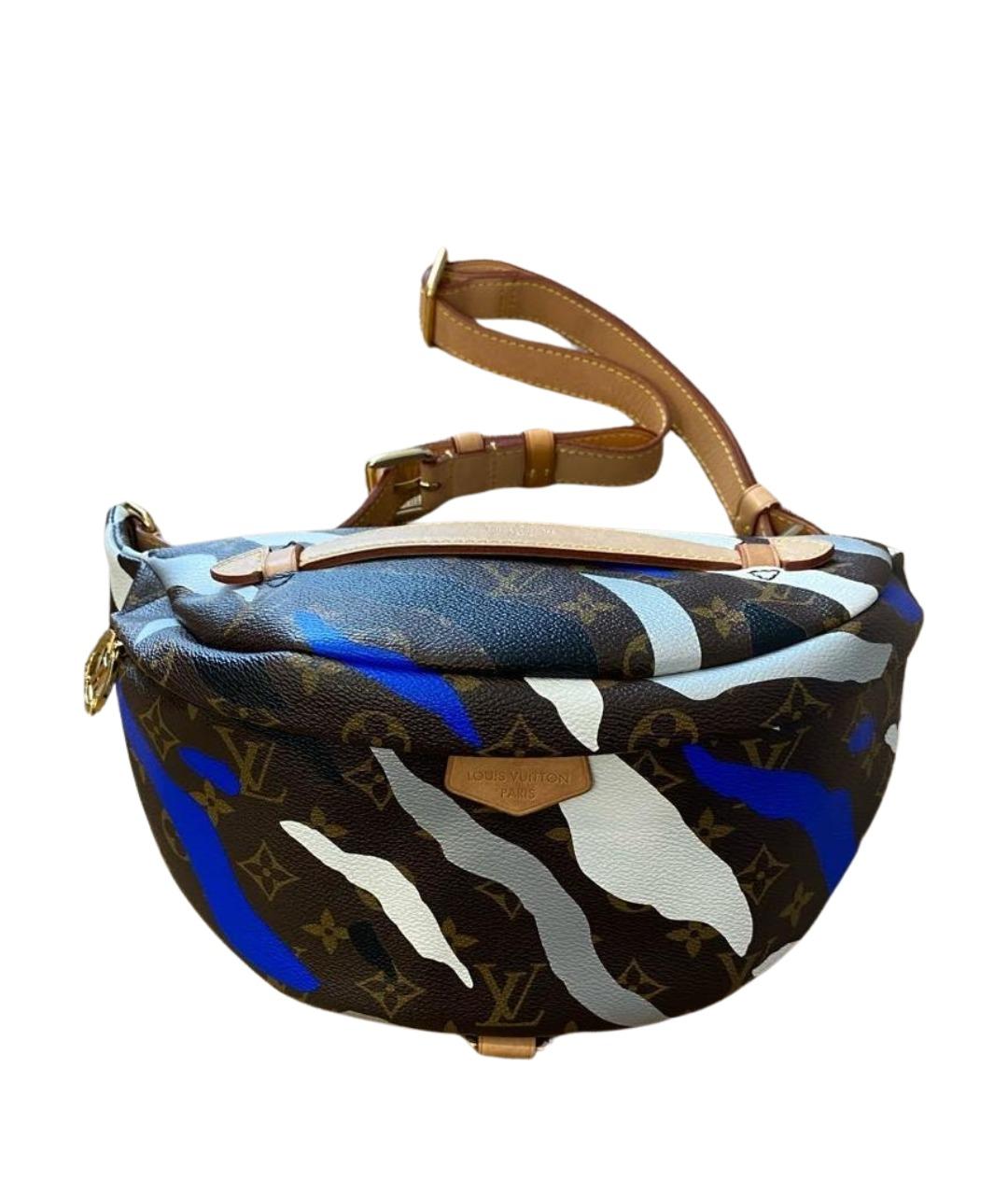 LOUIS VUITTON Коричневая поясная сумка, фото 5