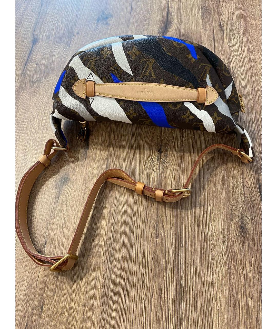 LOUIS VUITTON Коричневая поясная сумка, фото 3