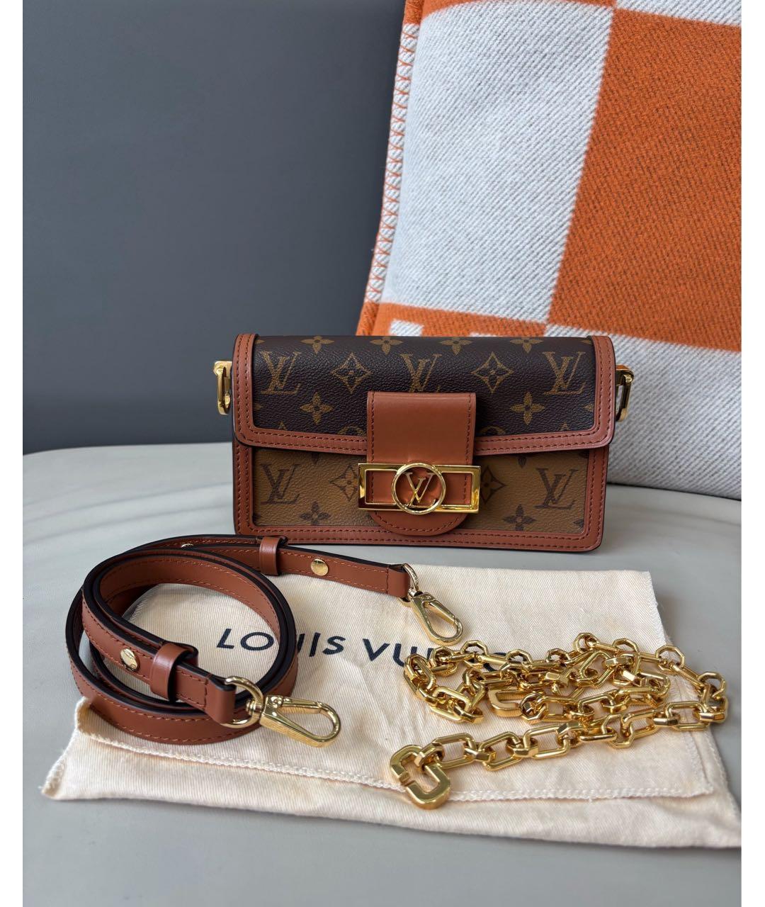 LOUIS VUITTON Коричневая сумка через плечо, фото 2