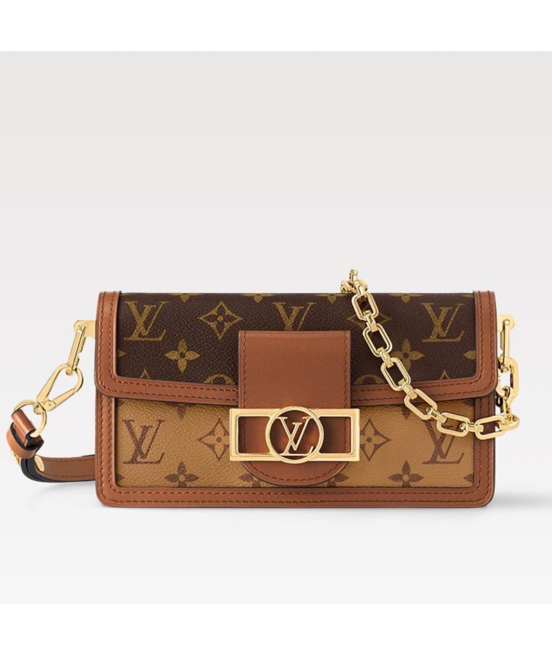 LOUIS VUITTON Коричневая сумка через плечо, фото 9