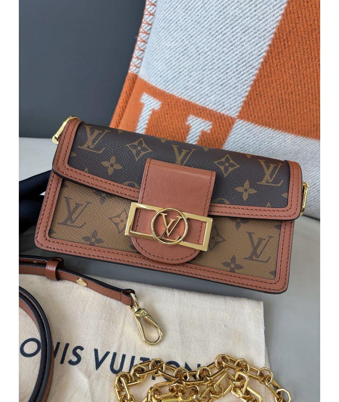 LOUIS VUITTON Коричневая сумка через плечо, фото 3