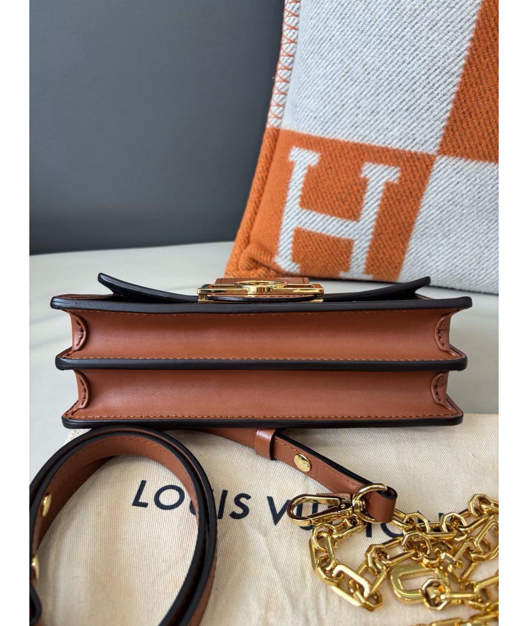 LOUIS VUITTON Коричневая сумка через плечо, фото 6