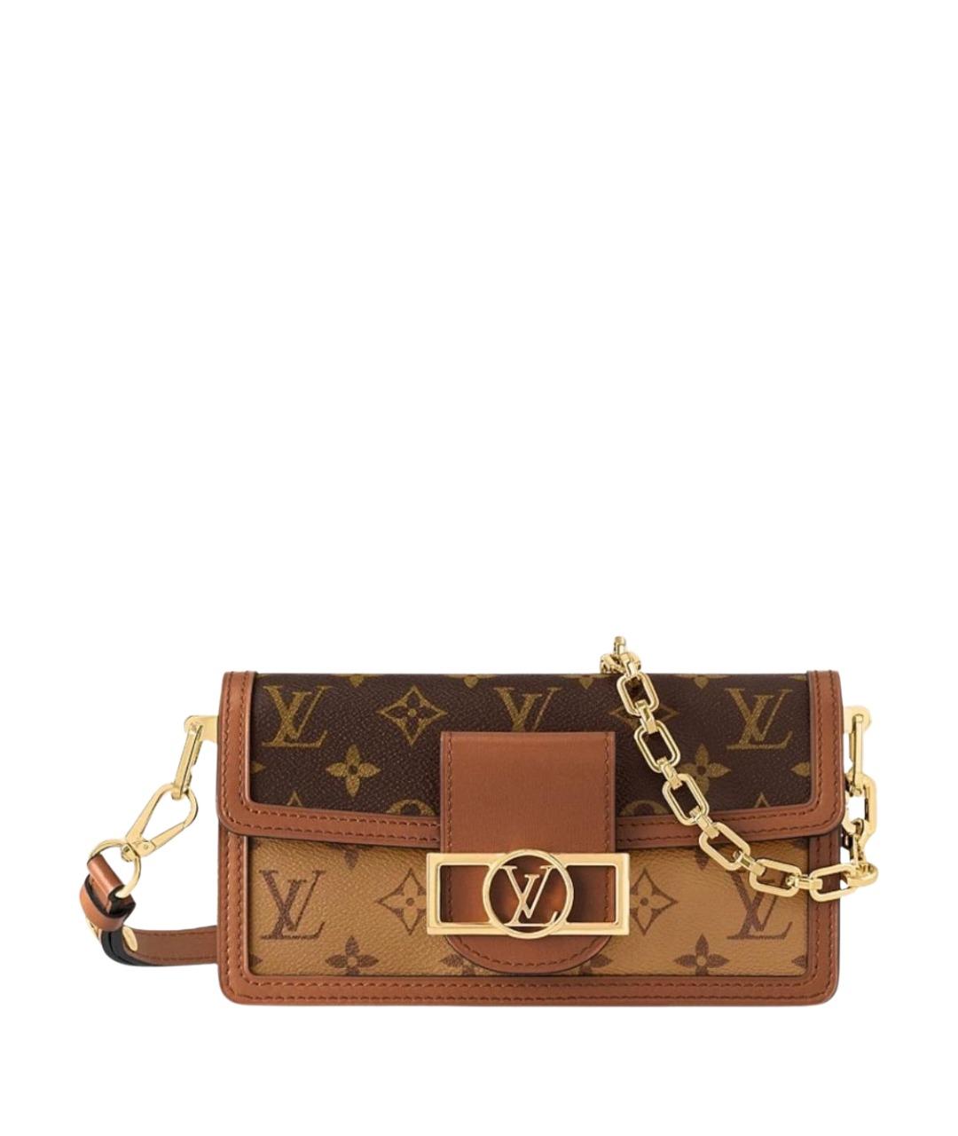 LOUIS VUITTON Коричневая сумка через плечо, фото 1