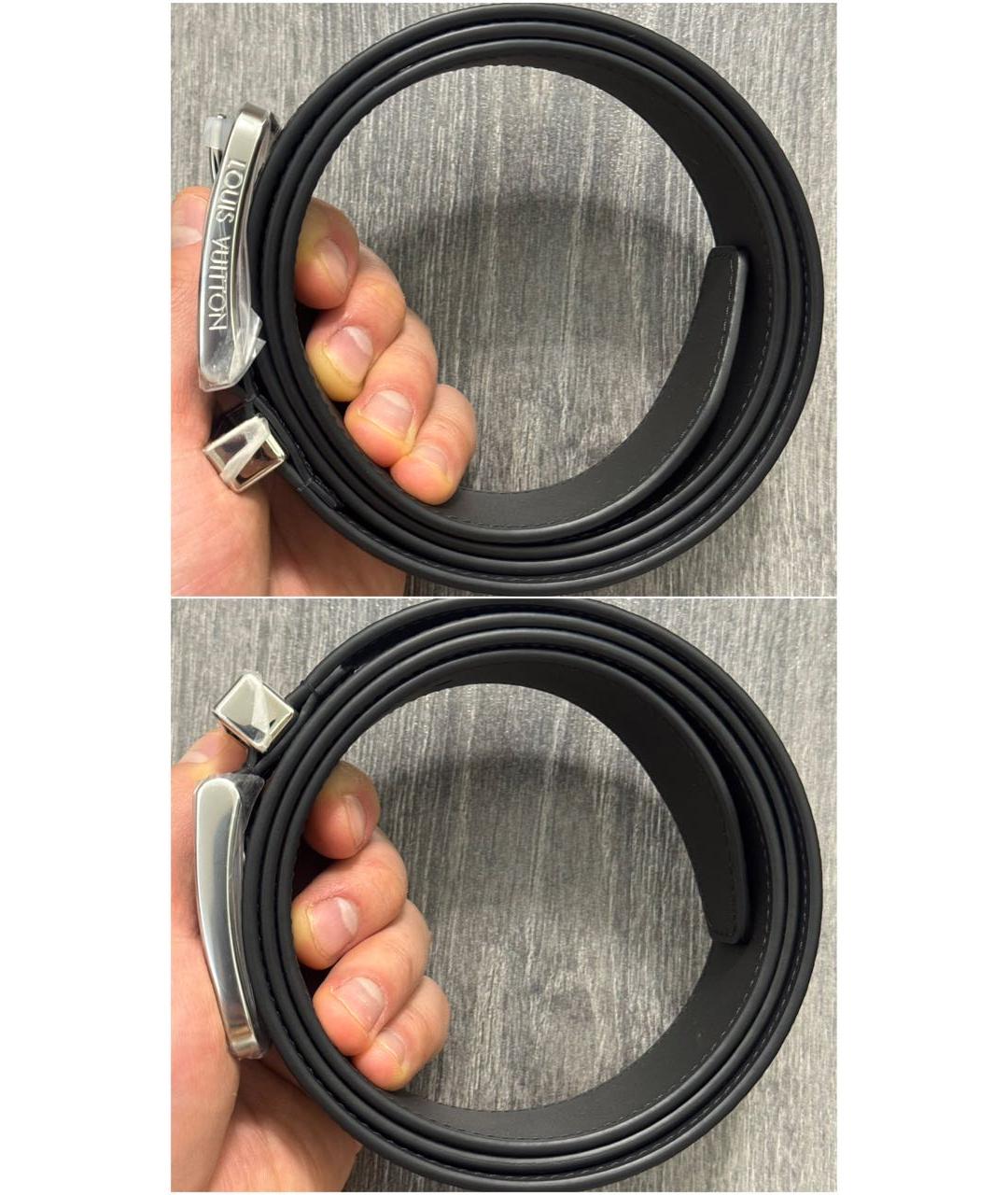 LOUIS VUITTON Черный ремень, фото 5