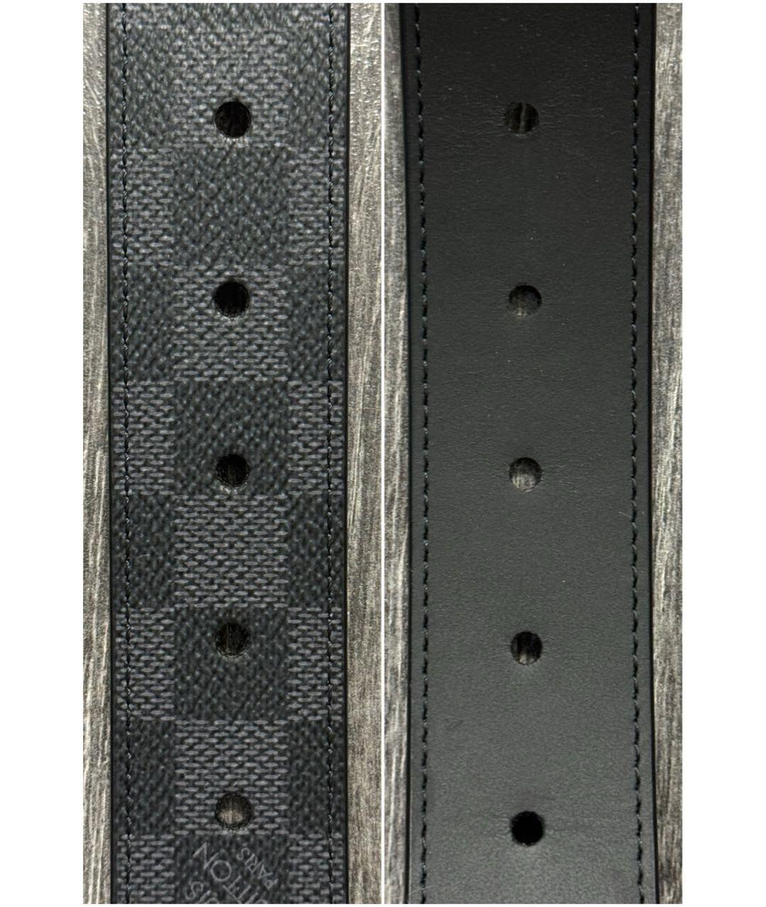 LOUIS VUITTON Черный ремень, фото 3