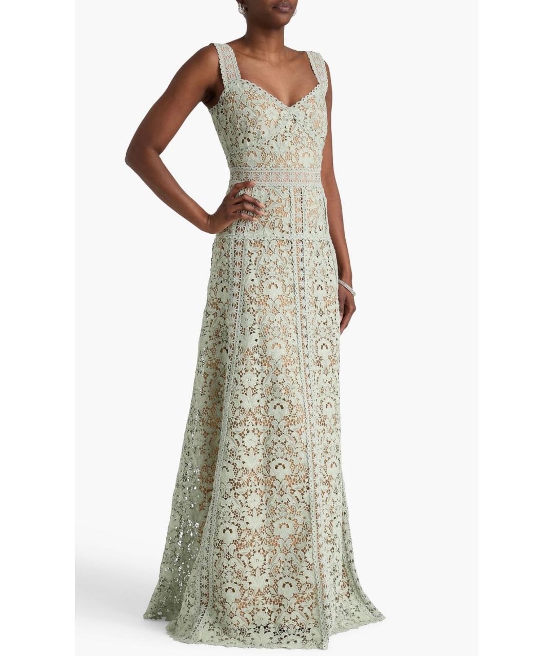 ZUHAIR MURAD Зеленые полиэстеровое коктейльное платье, фото 2