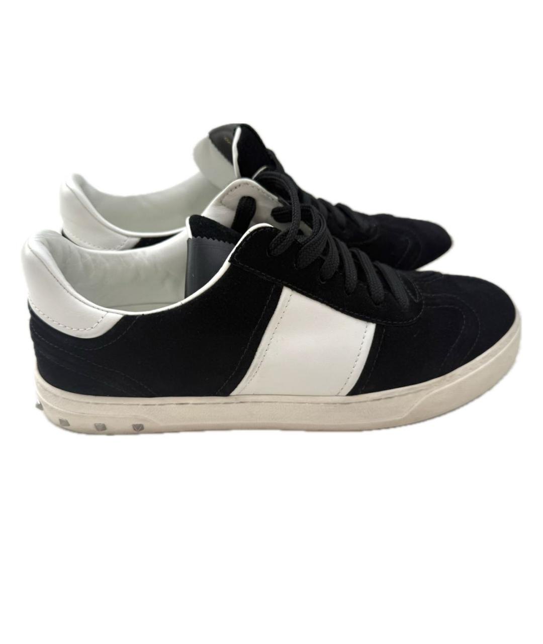 VALENTINO Черные замшевые кеды, фото 5