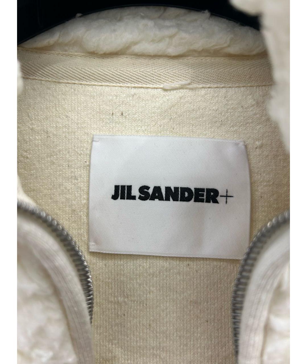 JIL SANDER Белая хлопковая куртка, фото 5