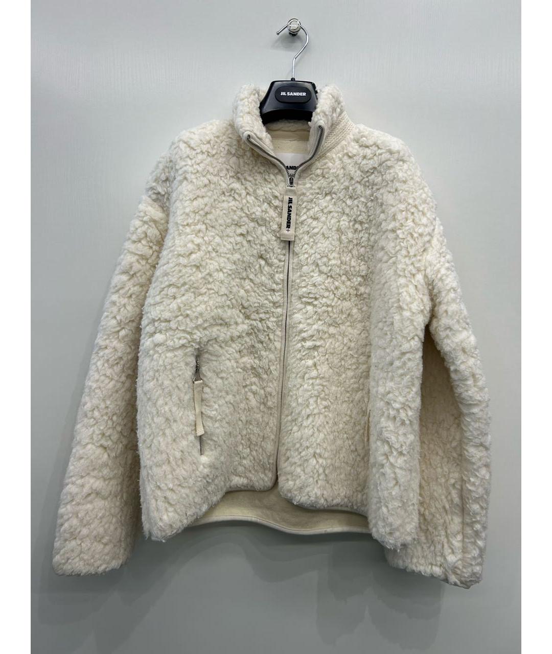 JIL SANDER Белая хлопковая куртка, фото 9