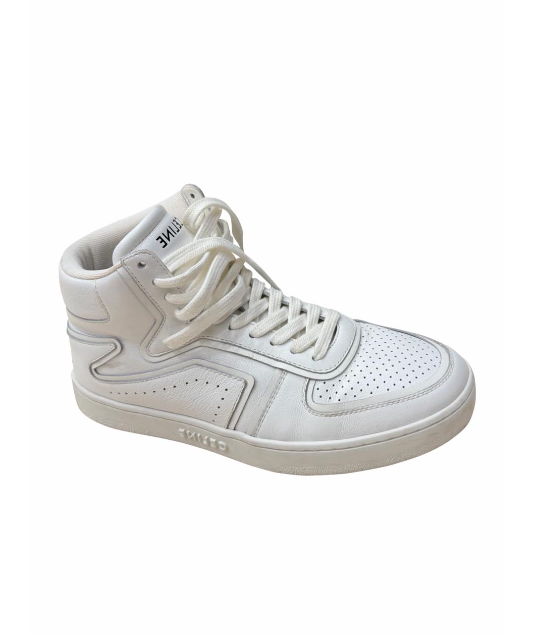 CELINE Белые кожаные кеды, фото 1