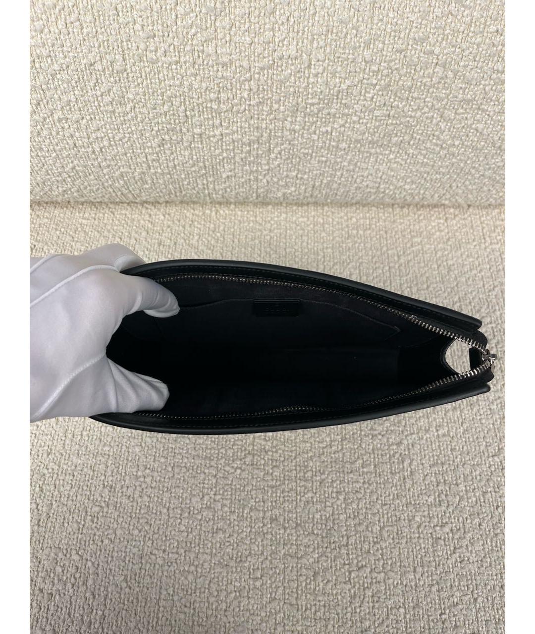 GUCCI Черная кожаная папка для документов, фото 6