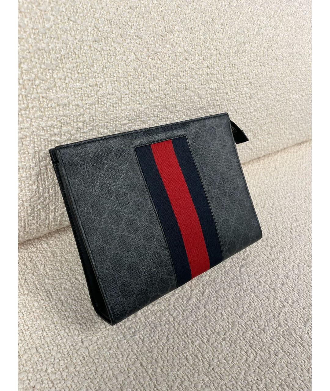 GUCCI Черная кожаная папка для документов, фото 2
