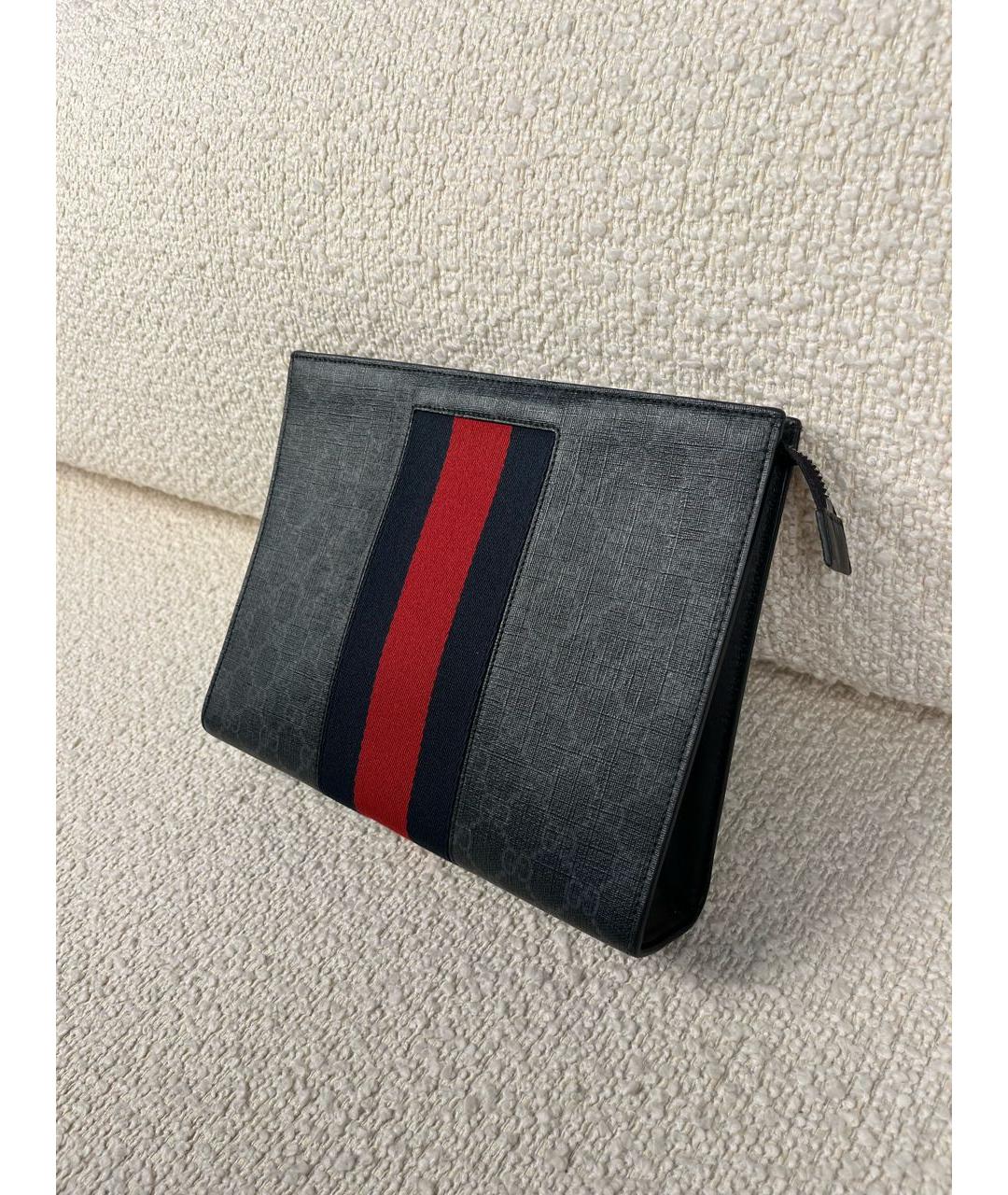 GUCCI Черная кожаная папка для документов, фото 4