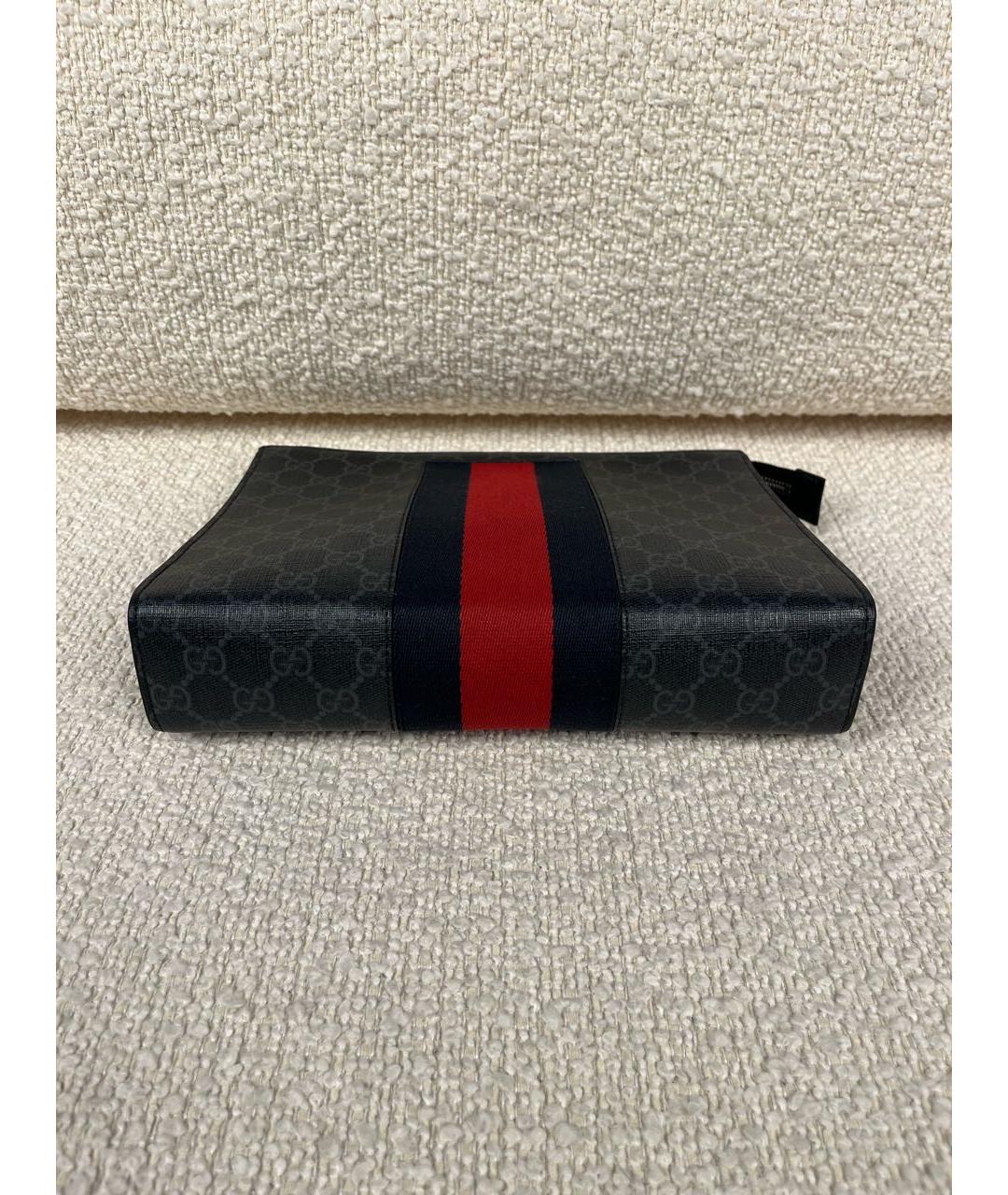 GUCCI Черная кожаная папка для документов, фото 5