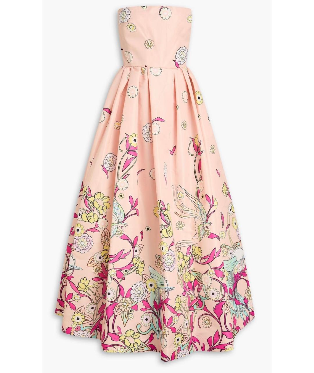 ZUHAIR MURAD Розовое полиэстеровое вечернее платье, фото 4