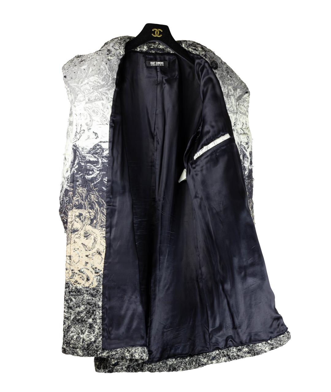 RAF SIMONS Мульти шерстяное пальто, фото 4