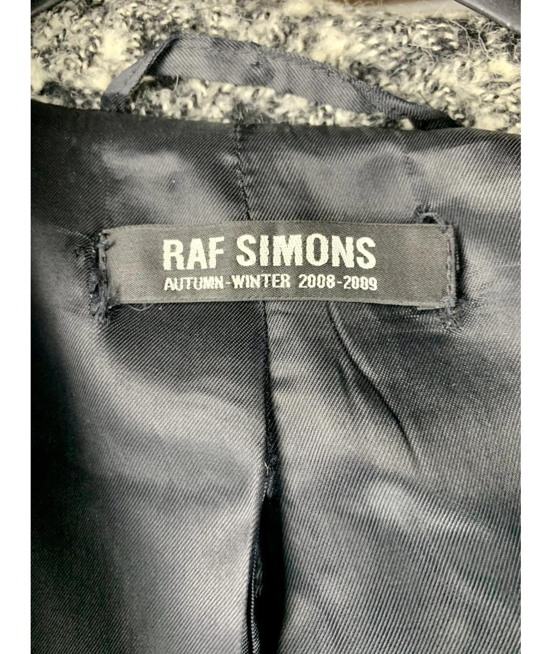 RAF SIMONS Мульти шерстяное пальто, фото 6