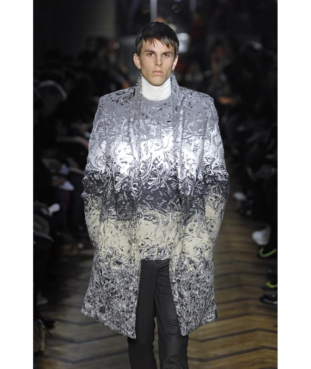 RAF SIMONS Мульти шерстяное пальто, фото 5