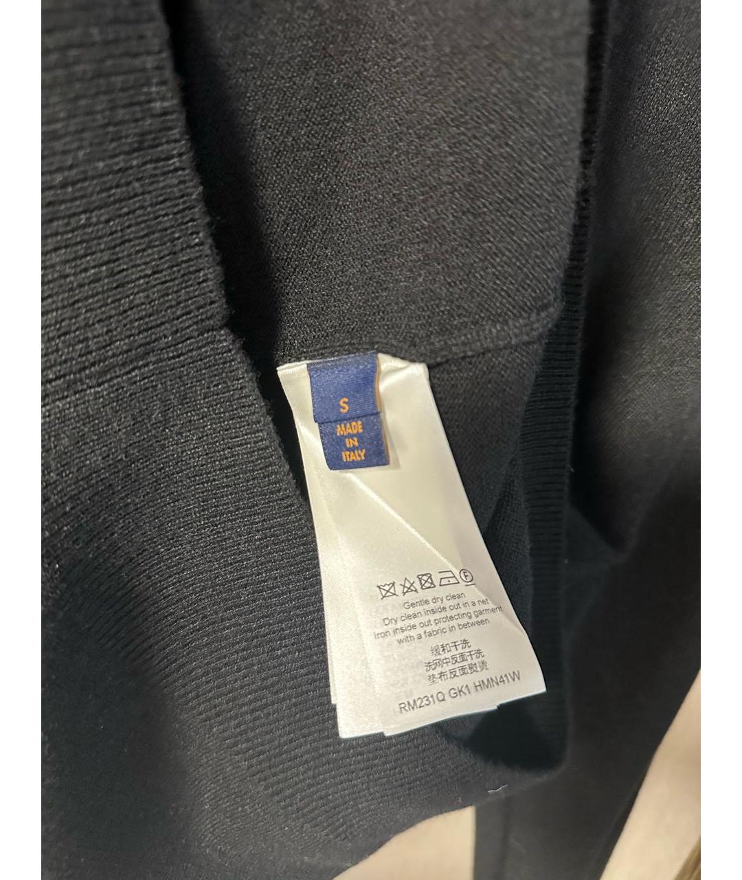 LOUIS VUITTON Черная кашемировая водолазка, фото 5