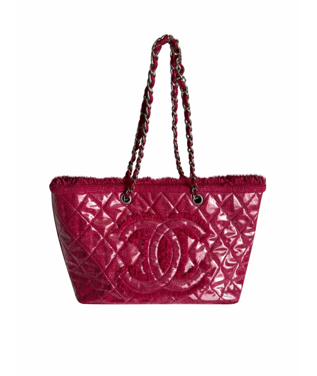 CHANEL Фуксия сумка тоут, фото 1