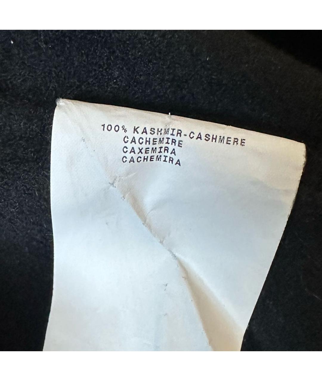 ARMANI COLLEZIONI Черное кашемировое пальто, фото 4