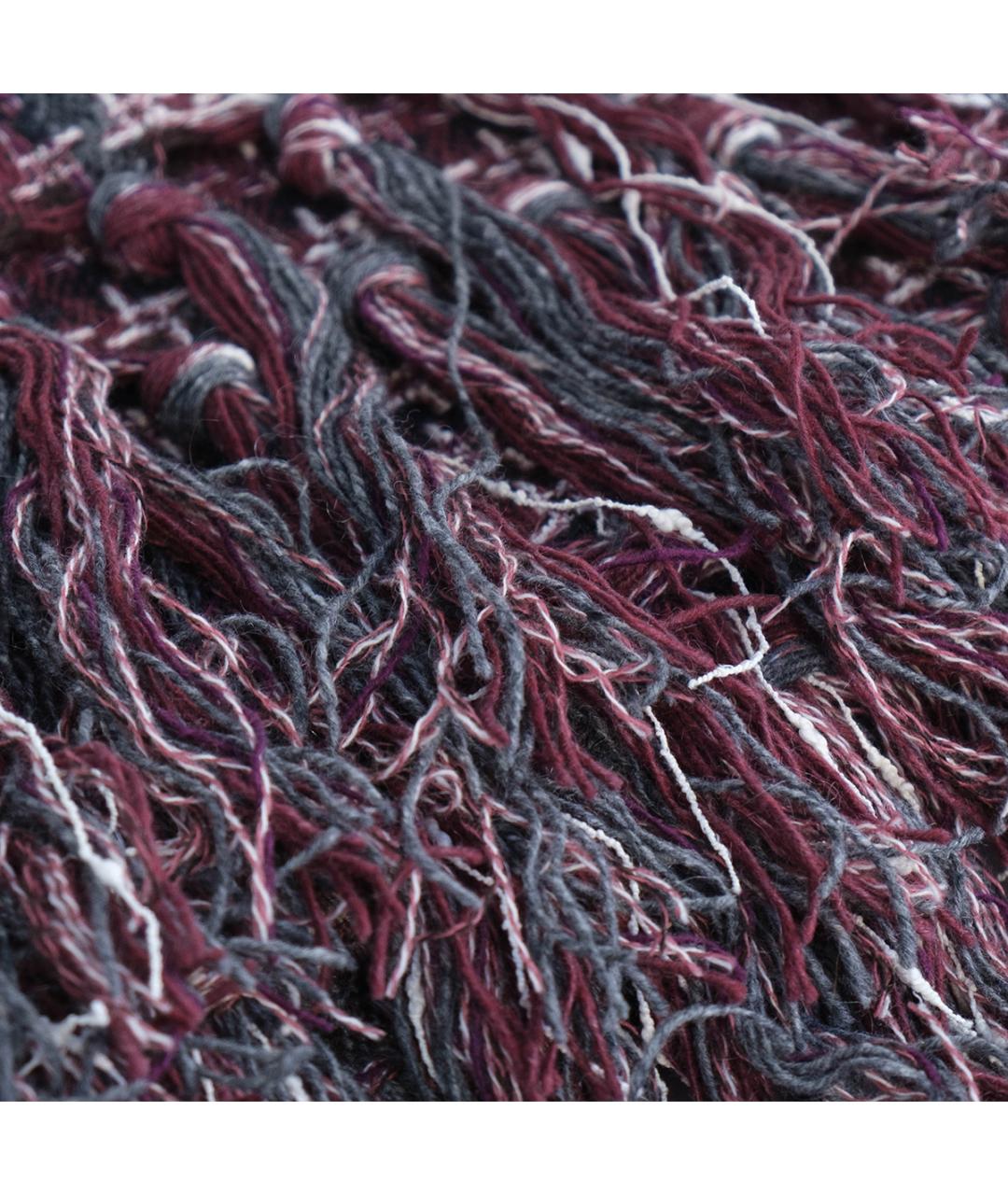 CHANEL Бордовый кашемировый шарф, фото 3