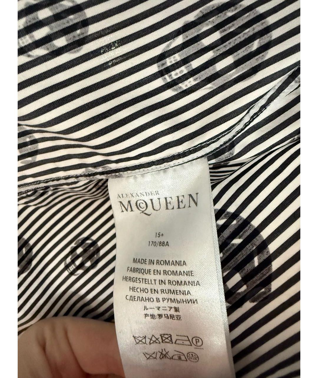 ALEXANDER MCQUEEN Белая хлопковая классическая рубашка, фото 4