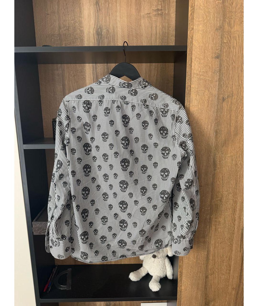 ALEXANDER MCQUEEN Белая хлопковая классическая рубашка, фото 2