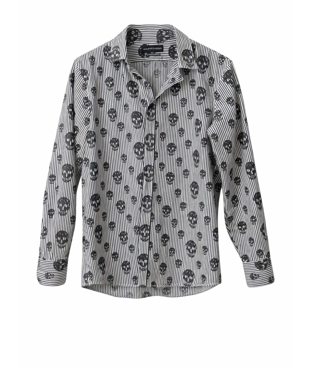 ALEXANDER MCQUEEN Белая хлопковая классическая рубашка, фото 1