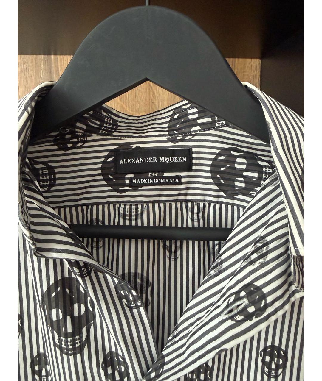 ALEXANDER MCQUEEN Белая хлопковая классическая рубашка, фото 3